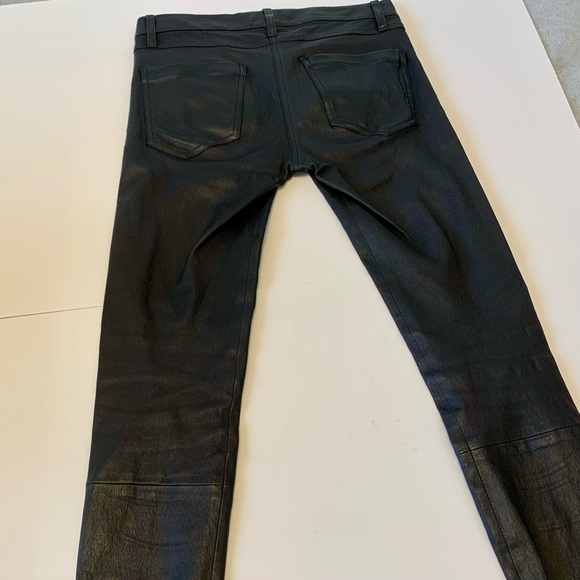 Ann Demeulemeester leather 4 pocket jeans - Picture 8 of 14